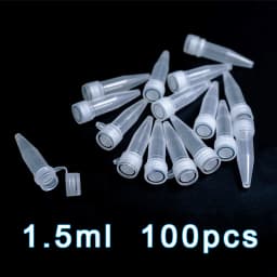 100PCS 1.5ml Lab PP Plastic Test Tube Centrifuge Tube Vial Screw Cap Skirted For Laboratory Experiment Supplies