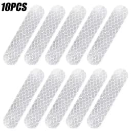10/40/80PCS Night Reflective Strip Warning Stickers Waterproof High Visibility Reflector Tape for Car Motorcycle Helmet Bicycle