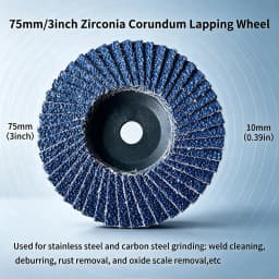 7Pcs Procut3-Inch Circular Saw Blade Set with 75mm Grinding Disc - Durable Steel Structure, Including Chain Saw Disc Blades, Me