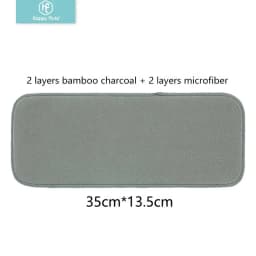 Happy Flute High Quality Baby Nappies Bamboo Charcoal Liner Nappy Diaper Insert For Baby Cloth Diaper Nappy Washable 4 Layers