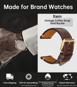 MAIKES Quick Release Watch Strap Butterfly Clasp Cow Leather Made in Tuscany Italy Accessories Bracelet Watch band