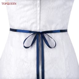 TOPQUEEN New Style Bridal Belt Silver Fancy Rhinestone Women Wedding Dress Accessories Satin Ribbon Belt S51