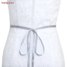 TOPQUEEN New Style Bridal Belt Silver Fancy Rhinestone Women Wedding Dress Accessories Satin Ribbon Belt S51