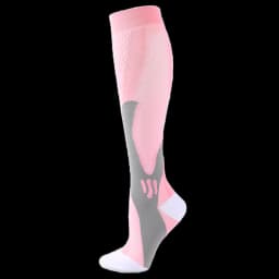 Compression Stockings Blood Circulation Promotion Slimming Compression Socks Anti-Fatigue Comfortable Solid Color Socks