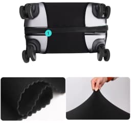 Luggage Protective Cover Travel Accessories Suitcase Dust Wear-resistant Gold Letter Series Protective Case 2026 Fashion
