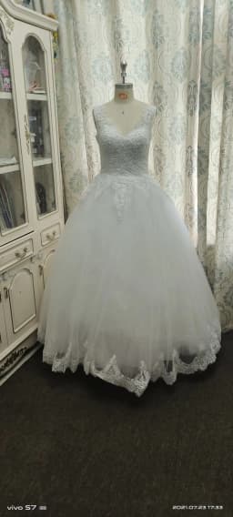 Customized ZJ9218 Sweetheart Pearls Charming Sexy Floral Appliques Lace Wedding Dress Bride Dresses For Women 2023