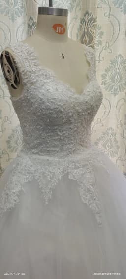 Customized ZJ9218 Sweetheart Pearls Charming Sexy Floral Appliques Lace Wedding Dress Bride Dresses For Women 2023