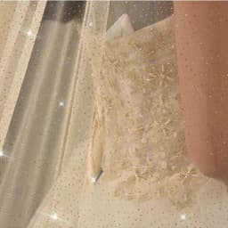 B58-D Sparkle Wedding Veil Champagne Colored Wedding Veils Bling Bridal Veils Long 3M/5M Bride Veil Luxury Cathedral Veil