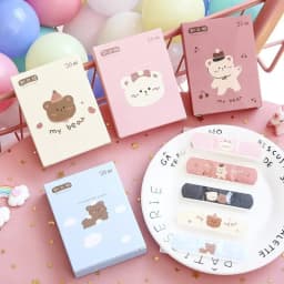 20pcs/box Cartoon Band Aid Animal Dinosaur Pig Bear Plaster Wound Patch Adhesive Bandages for Children First Aid Woundplast