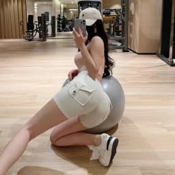 TRY TO BN Women's Sports Shorts with Pockets Butt Lifting High Waist Booty Scrunch Gym Workout Running Biker Yoga Fitness Shorts