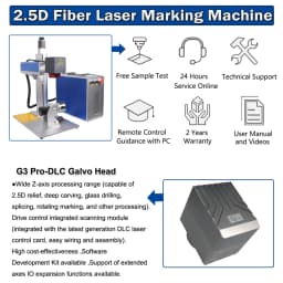 US Stock 100W 2.5D Ezcad3 JPT MOPA 100W Fiber Laser Engraver 60W MOPA Fiber Laser Marking Machine Relife Marker 110X110MM Lens