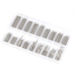 360pcs/set Strainless Steel Spring Bars Dia 1.5mm/1.8mm Length8mm - 25mm/6mm - 23mm Watchband Strap Belt Watch Repair Tools Pin
