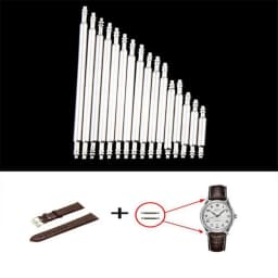 360pcs/set Strainless Steel Spring Bars Dia 1.5mm/1.8mm Length8mm - 25mm/6mm - 23mm Watchband Strap Belt Watch Repair Tools Pin
