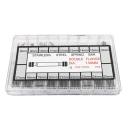 360pcs/set Strainless Steel Spring Bars Dia 1.5mm/1.8mm Length8mm - 25mm/6mm - 23mm Watchband Strap Belt Watch Repair Tools Pin