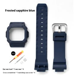 Case + Strap for Casio G-SHOCK DW-5600 GW-M5610 G-5000 GWB-5600 Replace Matte Resin Rubber Band Bracelet Bezel Watch Accessories