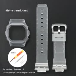 Case + Strap for Casio G-SHOCK DW-5600 GW-M5610 G-5000 GWB-5600 Replace Matte Resin Rubber Band Bracelet Bezel Watch Accessories