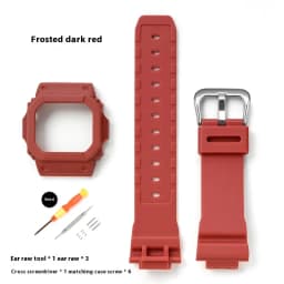 Case + Strap for Casio G-SHOCK DW-5600 GW-M5610 G-5000 GWB-5600 Replace Matte Resin Rubber Band Bracelet Bezel Watch Accessories