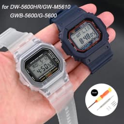 Case + Strap for Casio G-SHOCK DW-5600 GW-M5610 G-5000 GWB-5600 Replace Matte Resin Rubber Band Bracelet Bezel Watch Accessories