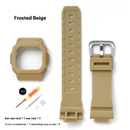 Case + Strap for Casio G-SHOCK DW-5600 GW-M5610 G-5000 GWB-5600 Replace Matte Resin Rubber Band Bracelet Bezel Watch Accessories