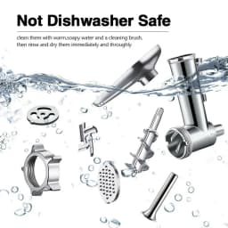 Home Kitchen Meat Grinder Attachment Stainless Steel For Kitchenaid Stand Mixer Set