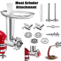 Home Kitchen Meat Grinder Attachment Stainless Steel For Kitchenaid Stand Mixer Set