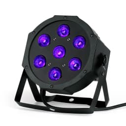 4PCS 7x18W LED Flat SlimPar RGBWA UV Light 6in1 LED Wash DJ Light Stage Dmx512 Stage Lighting