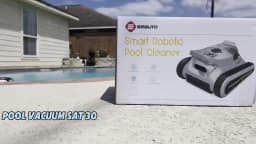 (2025 New) Seauto Crab Pro Cordless Robotic Cleaner, for Inground Pools up to 2000 Sq.ft, All and Waterline Cleaning Vacuum