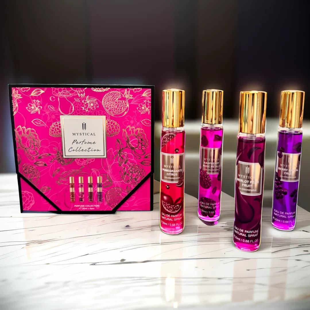 MYSTICAL Women's perfume gift box, fruity fragrance fresh, unisex, travel, Mother's Day, Valentine's Day, birthday gift