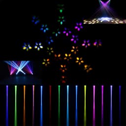 SHEHDS Bulb Beam 275W 10R Moving Head Lighting for DJ Projector Disco Professional Stage Equipment