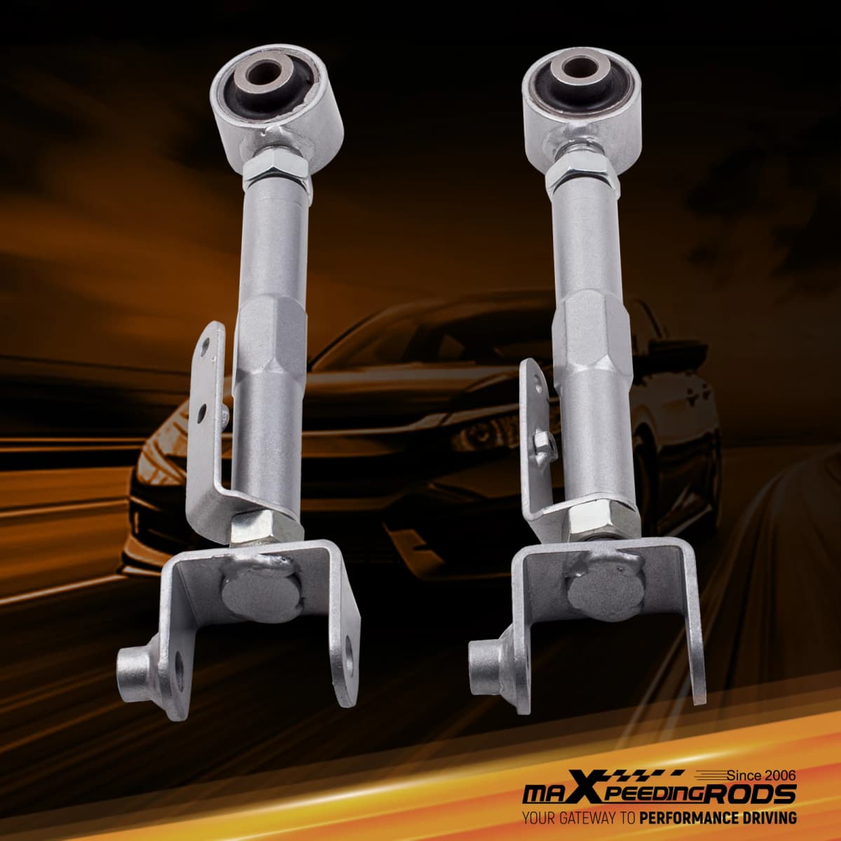 2pcs Rear Adjustable Camber Control Arms Kit for Honda CRV 2002-2006 Element