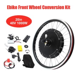 20" 48V 1000W Front/Rear Wheel Conversion Ki Powerful Hub Motor Kit with SW-810LED Display