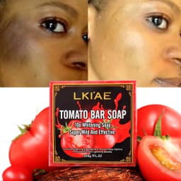 Natural Thailand Lycopene Powder Fruit Fragrance 10X Vitamin C Skin Care Beauty Whitening Face Soap For Black Spots