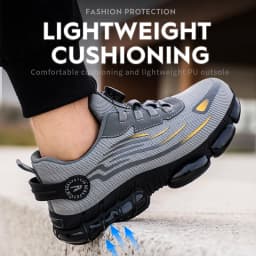 Breathable lace-free soft sole comfortable anti-smash anti-puncture labour insurance shoes