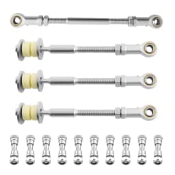4x Front +Rear HD Sway Bar Extension Kit for Nissan Patrol GU Y61 2-8"inch Lift