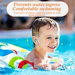 Silicone Earplug For Children Swimming Ear Protection Noise Reduction Waterproof Sleeping Earplugs for 5-12 Year Old Children