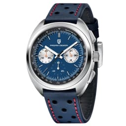 PAGANI DESIGN Men's Watches Retro Panda Dial Quartz Watch Men Japan VK63 Chronograph Sapphire glass Wrist Watch Men 2024 New