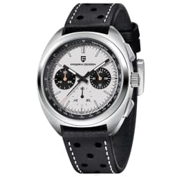 PAGANI DESIGN Men's Watches Retro Panda Dial Quartz Watch Men Japan VK63 Chronograph Sapphire glass Wrist Watch Men 2024 New