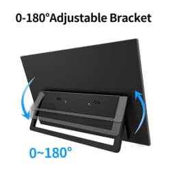 HGFRTEE 14.1inch Mobile Portable Monitor IPS Second Game Screen Extended Display for Laptop with Bracket For xbox/raspberry Pi