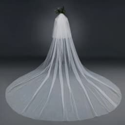 Wholesale Long Wedding Veil 3 Meter Bridal Veil Cathedral with Comb Two Layer Cut Edge Bride Veils Complementos De Boda