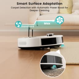 Lefant M330S Robot Vacuum and Mop, Upgraded LiDAR Navigation, 6000Pa Strong Suction , Self-Charge, WiFi/Alexa/APP, Multi-Surface