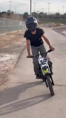 KOOZ HP112E 36V 1000W Kids Electric Dirt Bike, Electric Motorcycle for Kids, UL2272 SGS Certified, 3 Speed Modes, Max 18MPH, 15 Miles Range, Dual Suspension Disc Brakes,16" Off Road Tires