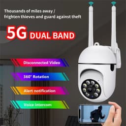 1/4pcs set Video Surveillance Camera System Wireless 5G WiFi Smart Outdoor Night Vision Home Waterproof Security Camera
