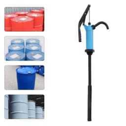 55 Gallon Drum Barrel Pump Hand Diesel Fuel Oil Gas Transfer Pump PP Piston