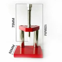 For Watchmaker Watch Manual Needle Extractor Watch Hand Needle Remover Presser Fitting Tool with 6 Plastic Dies Watch Tool