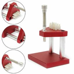 For Watchmaker Watch Manual Needle Extractor Watch Hand Needle Remover Presser Fitting Tool with 6 Plastic Dies Watch Tool