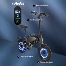 【1 Year Warranty】D3F Electric Bicycle Peak 500W Motor 36V7.8AH Lithium Battery Electric Bike,20mph City E-bike UL2849