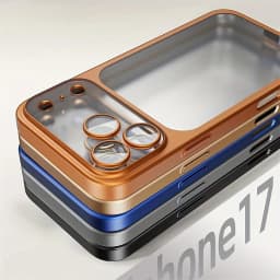 Luxury Plating Matte Hard Phone Case for iPhone 18 17 Air 16 15 14 13 ProMax Camera Lens Film Protector Frosted Shockproof Cover