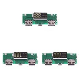 LED Dual USB 5V 2.4A Micro/Type-C USB Mobile Power Bank 18650 Charging Module Lithium Battery Charger Board Circuit Protection