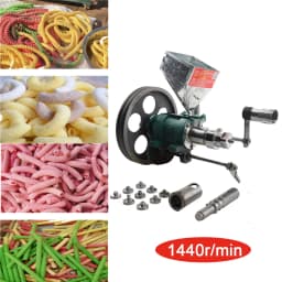 25Kg/h Snack Extruder Corn Rice Food Extrude Puffing Machine Twisted Hollow Stick Solid Crispy Popper Bulking Machine