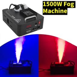 SHEHDS Remote Control 24x9W RGB 3in1 Fog Machine DMX Controller for DJ Club Patry KTV Concert Weeding